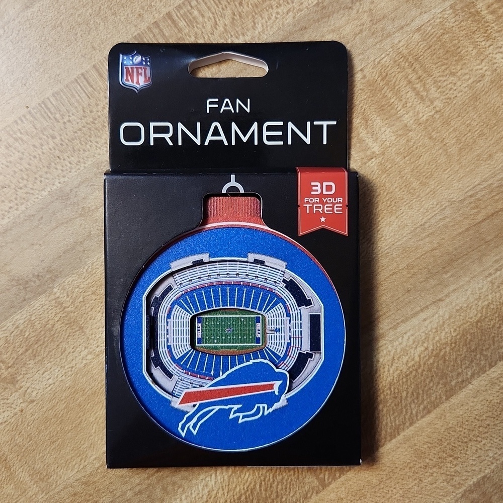 Buffalo Bills Stadium 3-D Holiday Ornament